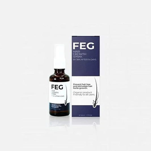 FEG Hair Growth Spray + Derma Rolller Gift For Both Men and Women