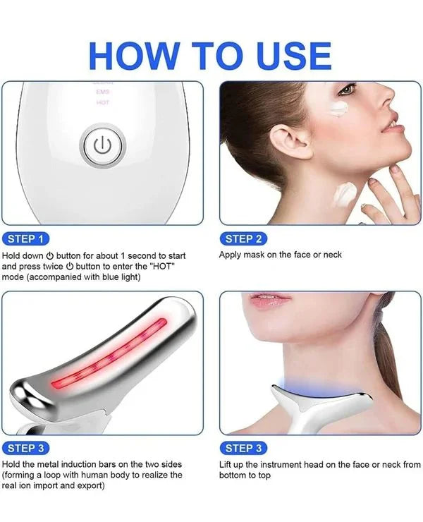 EMS Thermal Neck Lifting And Tighten Massager