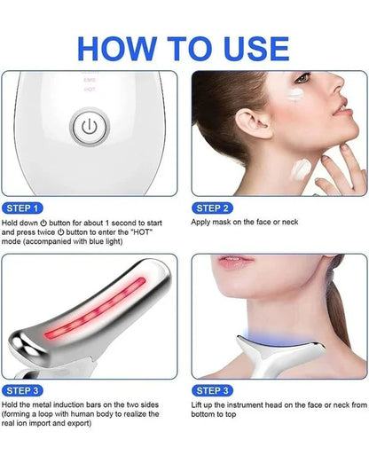 EMS Thermal Neck Lifting And Tighten Massager
