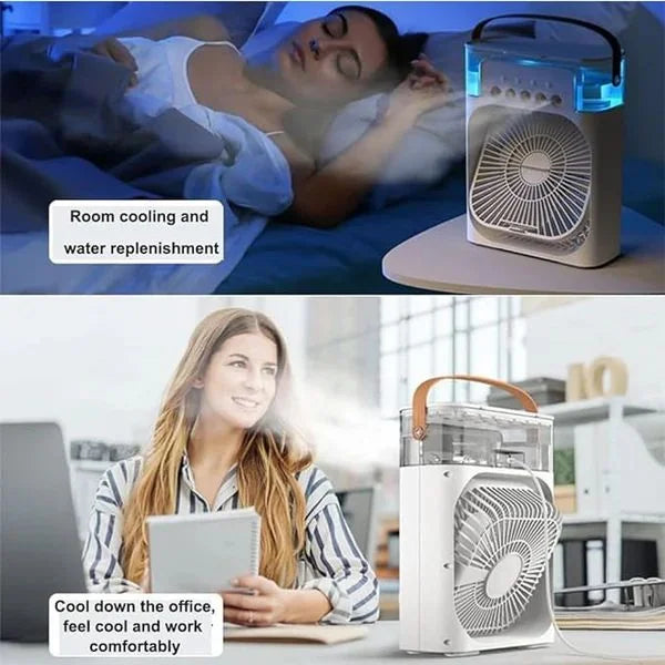 Portable AC Cooling Fan With Ice